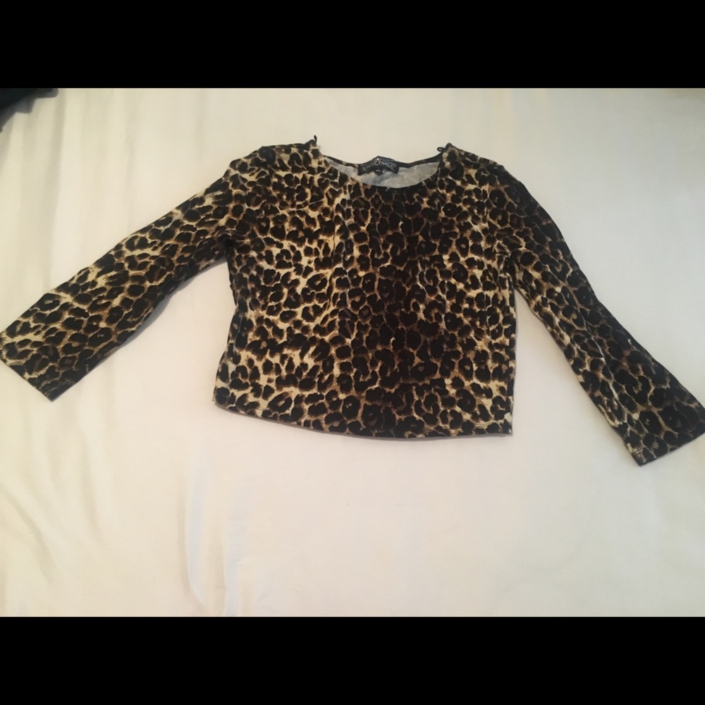 Animal print Crop top